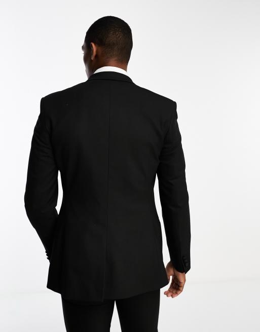 ASOS DESIGN - Skinny colbert in zwart, 3 van 5