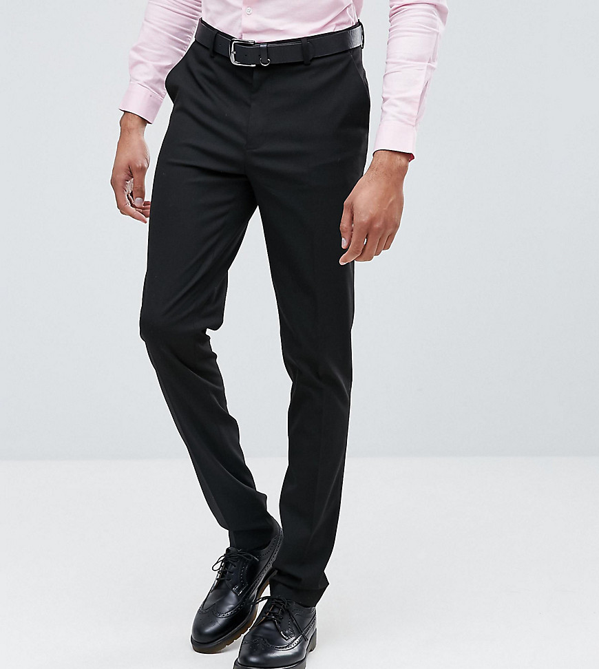 ASOS DESIGN - Tall - Nette skinny broek in zwart