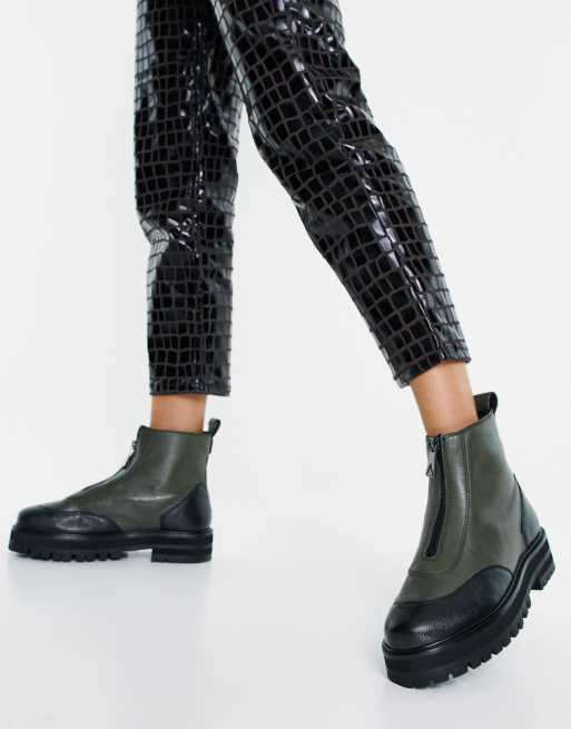 Bottines fermeture online devant