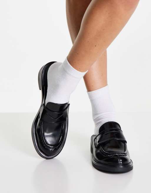 Backless penny loafers hot sale