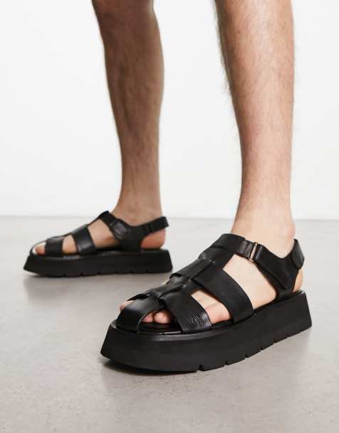 Men s Sandals Leather Sports Designer Sandals ASOS