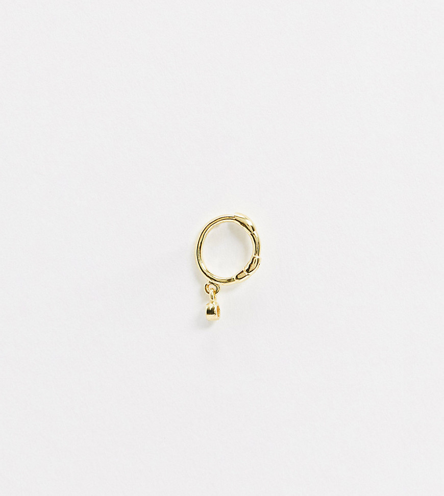 Astrid & Miyu Diamond Clicker single earring in gold
