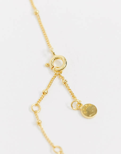 Astrid & Miyu exclusive sterling silver 18K gold plated pendant
