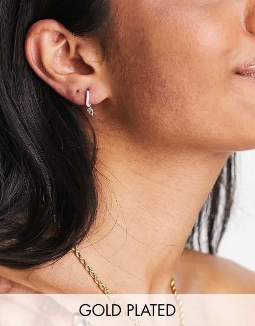 Molten Gold Hoops  Astrid & Miyu Earrings