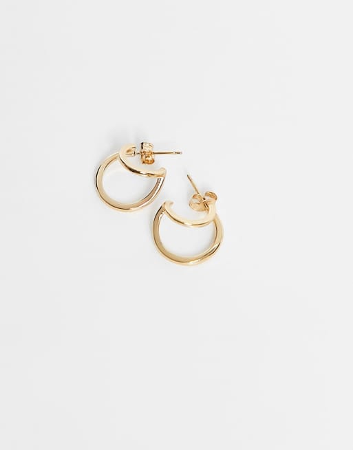 Astrid & Miyu - Illusie oorbellen van verguld sterling zilver, 3 van 4