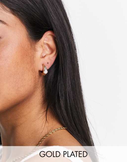 Molten Gold Hoops  Astrid & Miyu Earrings