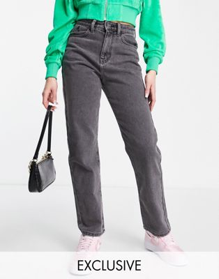 ASYOU 90's straight jean in washed grey - ASOS Price Checker