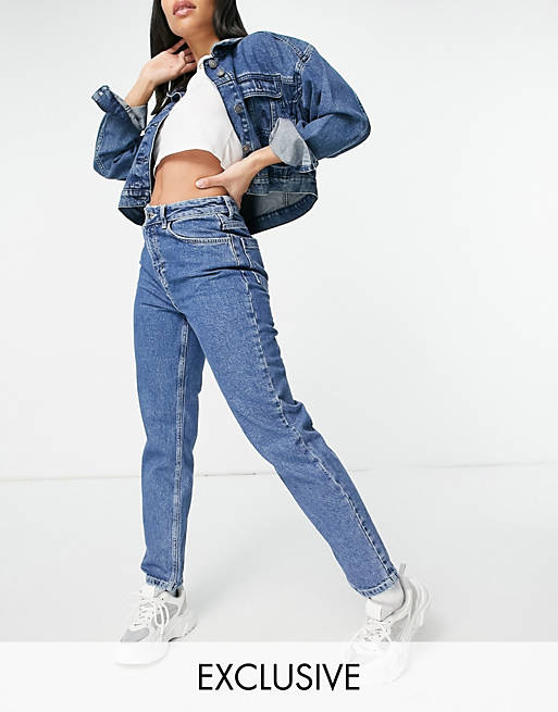 Jeans ASYOU 90's straight jeans in blue 