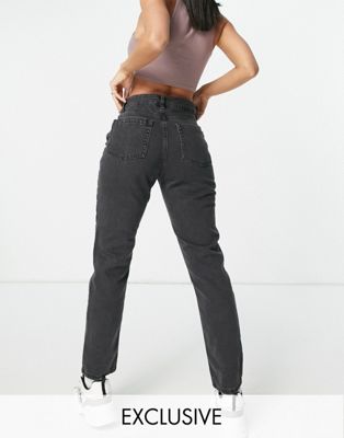 ASYOU 90's straight jeans in washed black | ASOS
