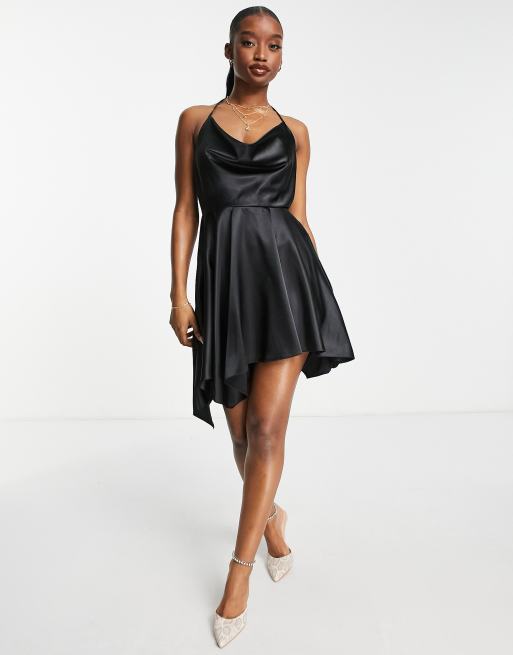 Black cami shop skater dress