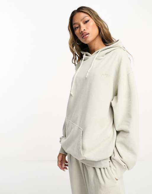 Nike Midi Swoosh phoenix fleece joggers in moon fossil, ASOS