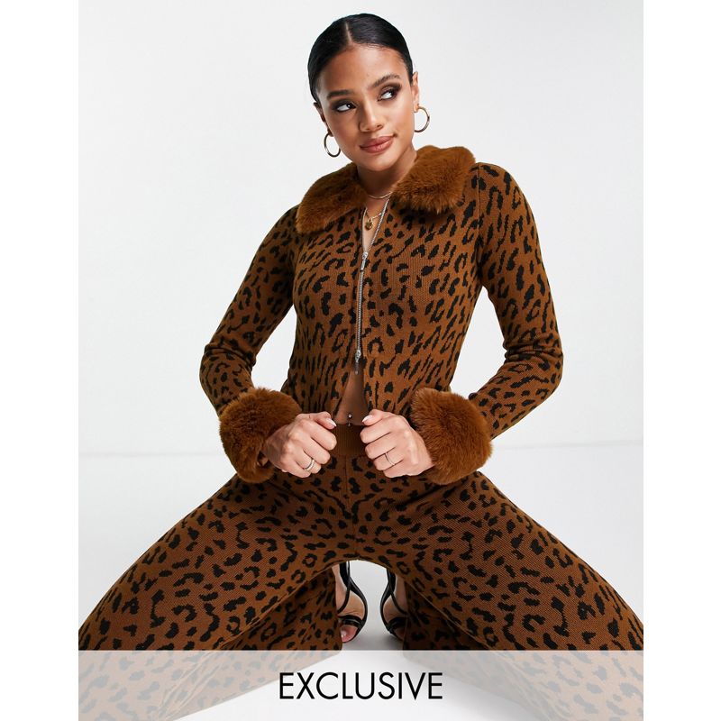 Donna Pantaloni e leggings ASYOU - Coordinato con stampa leopardata