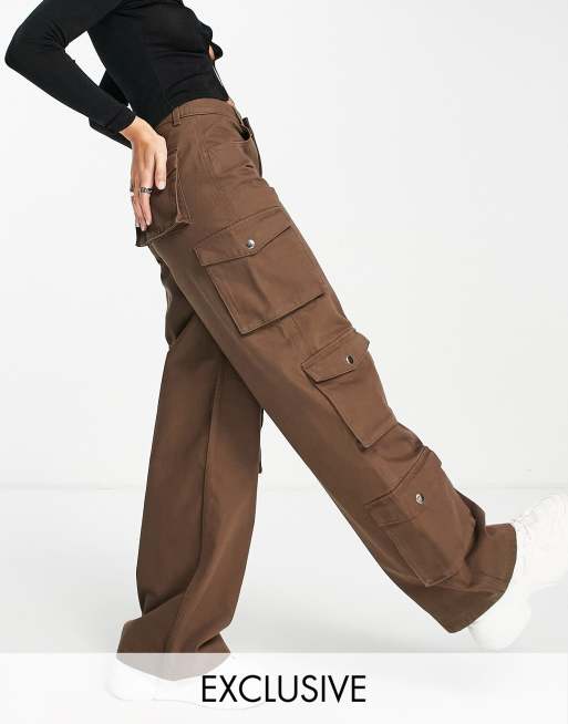 ASYOU cargo jean in brown 