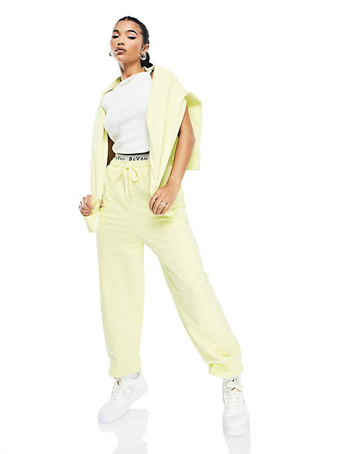 ASYOU co-ord jogger in lime