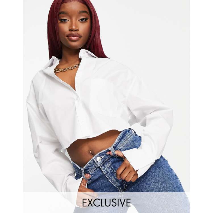Cropped Branded Shirt