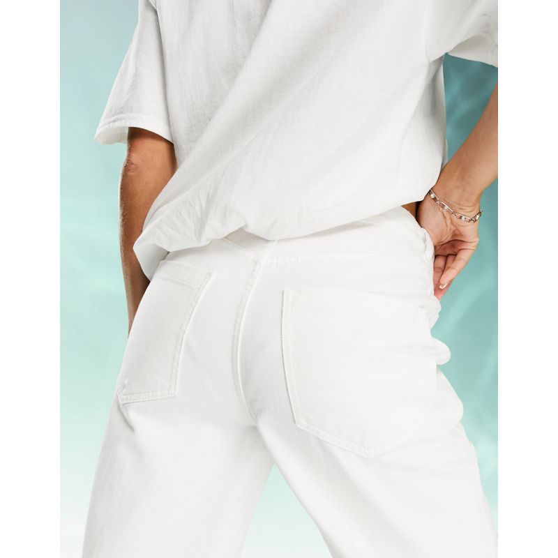 ASYOU – Dad-Jeans im Stil der 90er in optischem Weiß