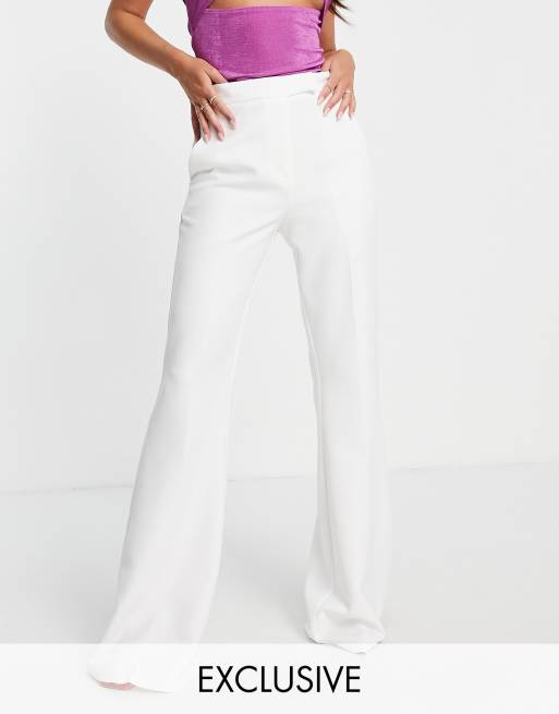 ASYOU ‑ Elegante Schlaghose in Weiß