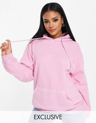 asos pink hoodie