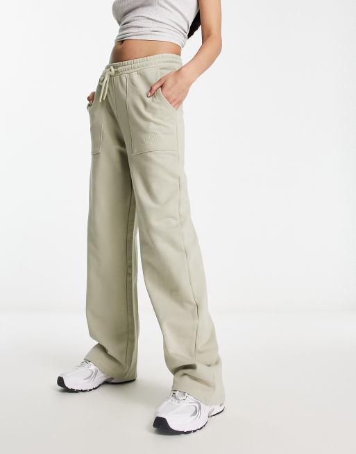 ASYOU - Joggingbroek met logo in kaki, deel van co-ord set