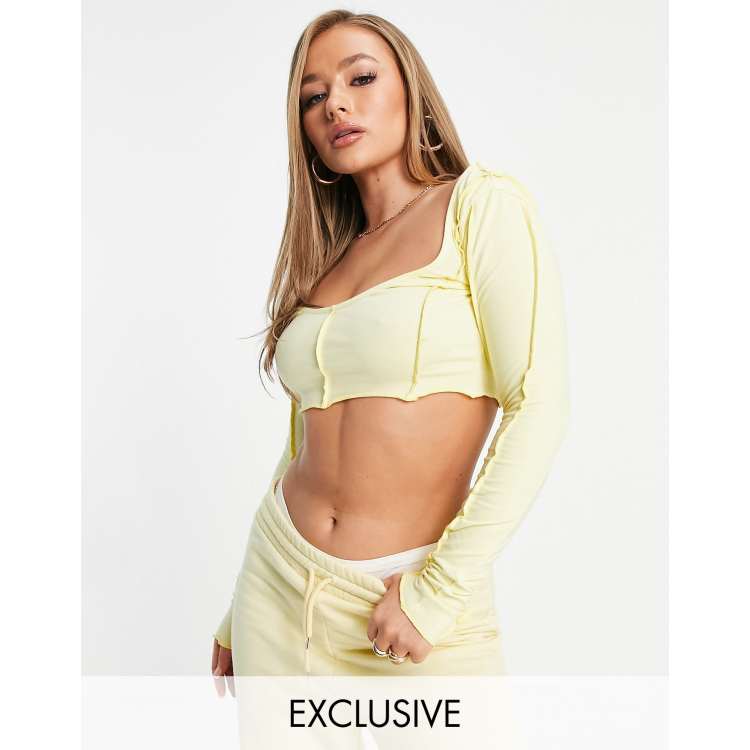 Tiefer Ausschnitt Top Mit Ausschnitt ASYOU – Kurz Geschnittenes