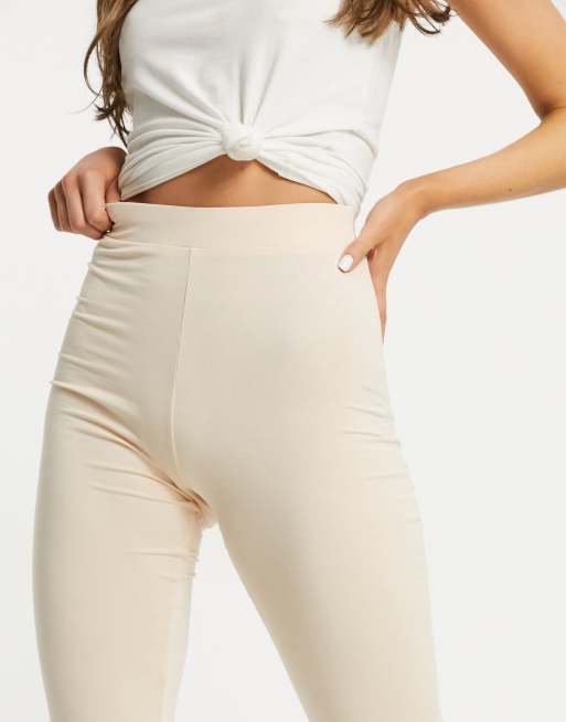 ASYOU legging with split hem in sand, 3 of 4