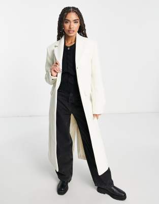 Asyou Longline Blazer Coat In Creamwhite ModeSens