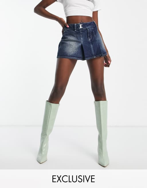 ASYOU - Micro minirok in middenblauw
