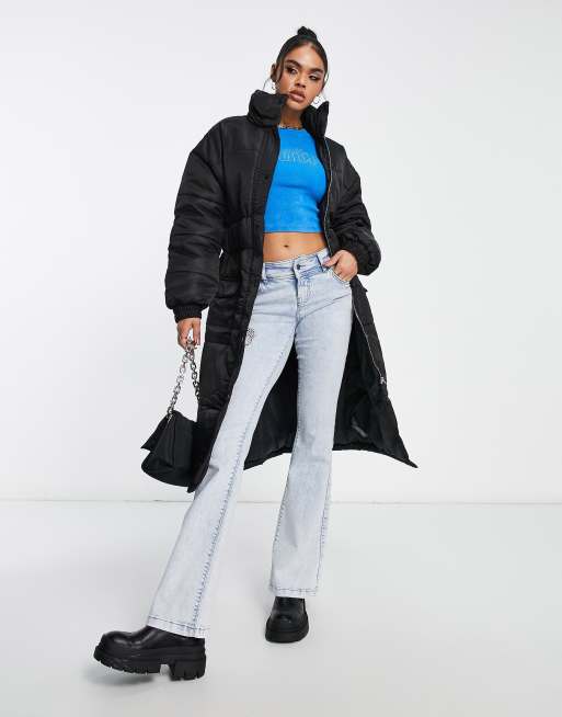 ASYOU midi puffer in black