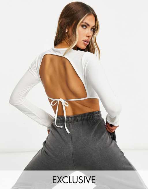 ASYOU open back top in ecru