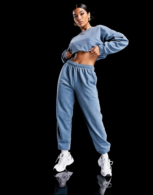 ASYOU oversized jogger in blue