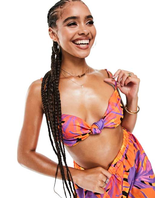 ASYOU palm print bra top (part of a set) 