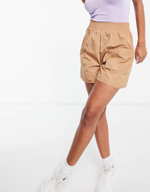 ASYOU - Pantaloncini multitasche color sabbia, 4 di 4