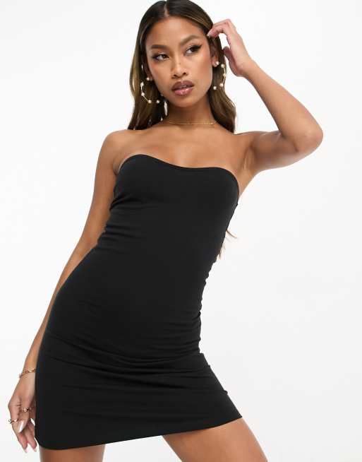 Robe bandeau moulante new arrivals