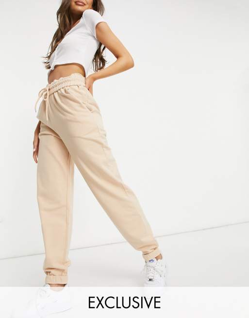 essentials tan sweatpants