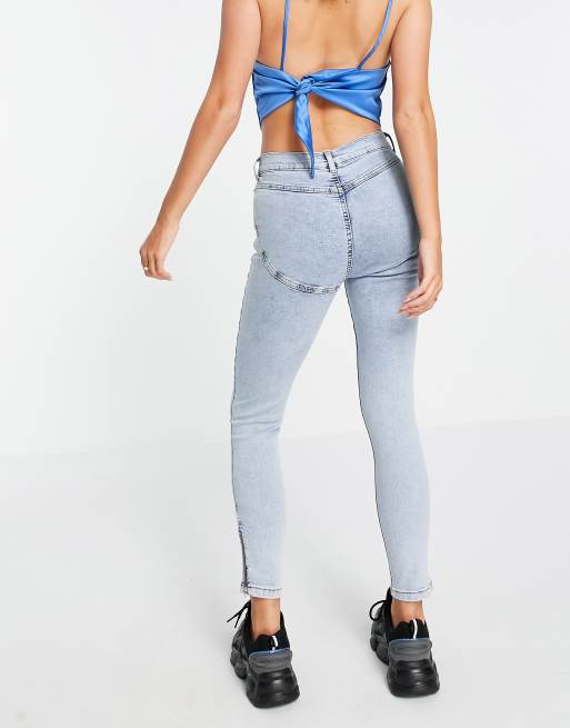 ASYOU sculpted skinny jean in blue, 2 of 4