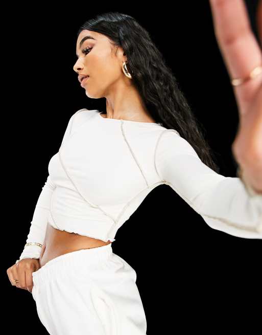  ASYOU seam detail co-ord in white, 2 of 2