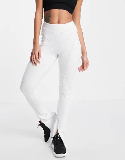 Asos white outlet leggings