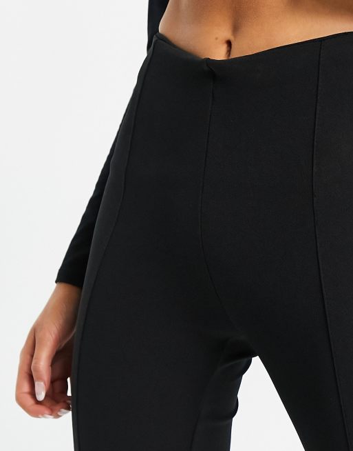 AsYou thong strap legging short in black - ShopStyle