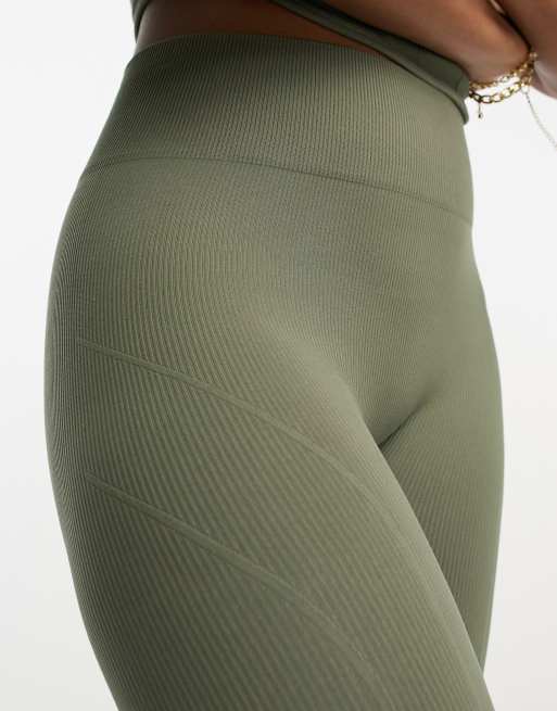 ASYOU seamless legging in khaki, 4 of 4
