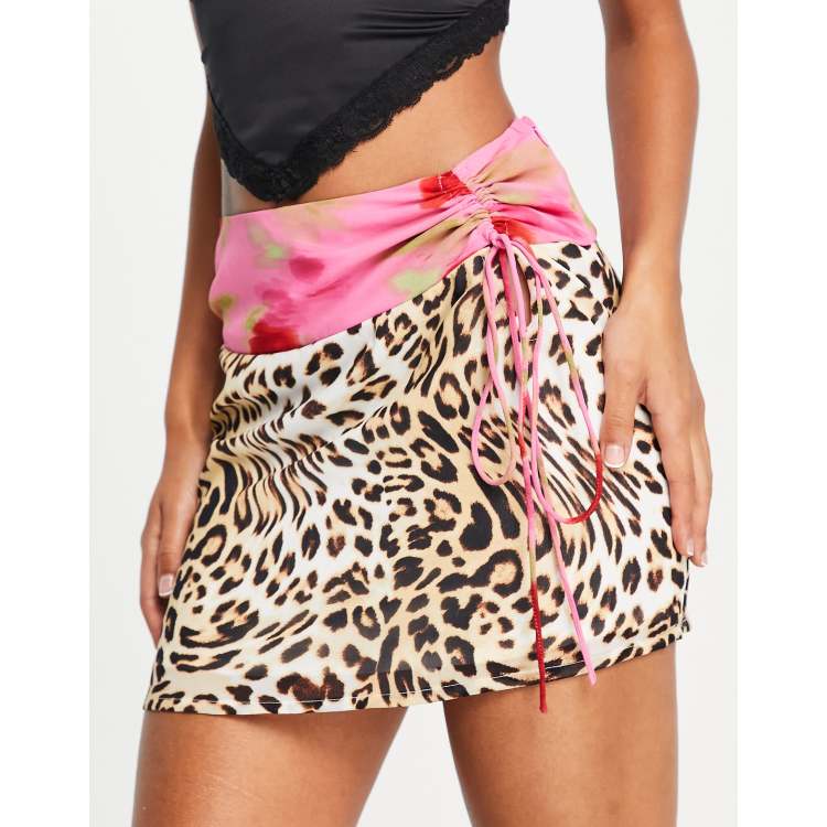 Leopard print mini skirt 7 little words sale