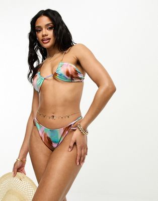 ASYOU double strap bikini bottom in multi - ASOS Price Checker