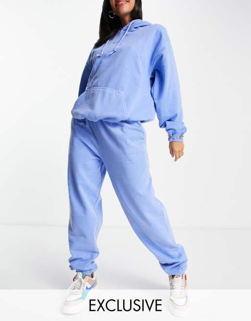 ASYOU sweatpants in blue - part of a set 