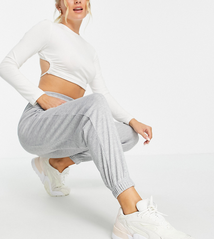 ASYOU sweatpants in gray heather-Grey