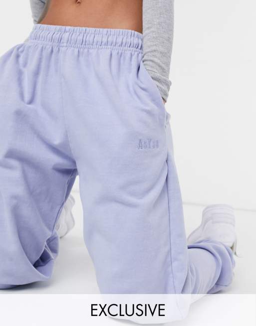 lilac sweatpants set