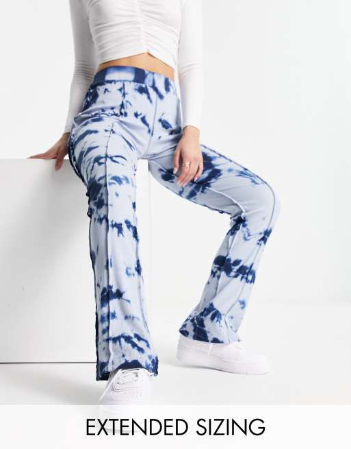 Tie dye flare sales pants