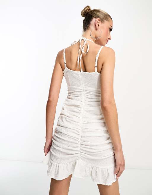 Camden White Wrap Skort Dress