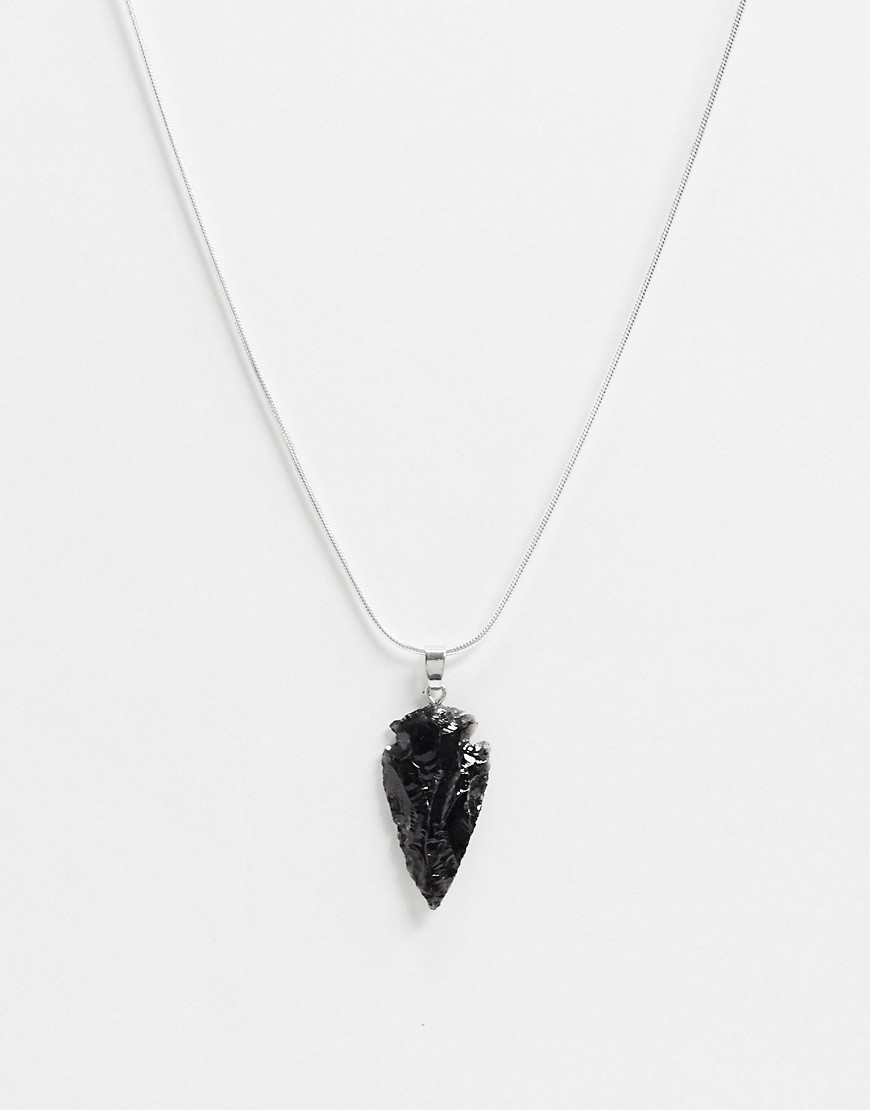 Aura by Calum Best — Sort halskæde med obsidiankrystal og anti-negativitet energi