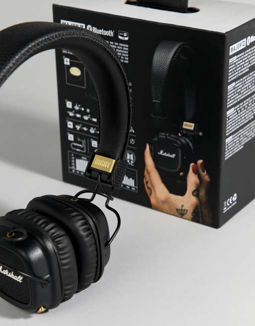 MARSHALL MAJOR II BLUETOOTH NEGRO AURICULARES INALÁMBRICOS PARA