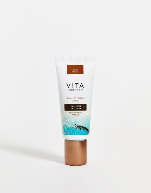 Autobronceador facial oscuro Beauty Blur Face de 30 ml de Vita Liberata: Tono Dark