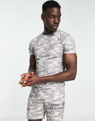 T shirt best sale camouflage homme